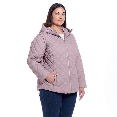 Plus Size Weathercast 2-in-1 Vest Jacket