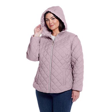 Plus Size Weathercast 2-in-1 Vest Jacket