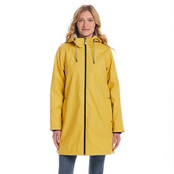Women's Weathercast Water-Resistant Hooded Rain Jacket