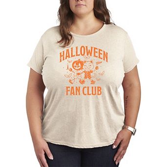 Plus Size Halloween Fan Club Graphic Tee