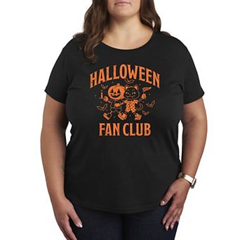 Plus Size Halloween Fan Club Graphic Tee