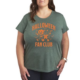 Plus Size Halloween Fan Club Graphic Tee