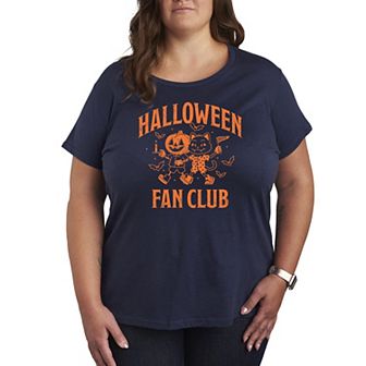 Plus Size Halloween Fan Club Graphic Tee