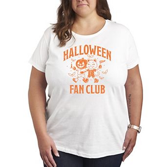 Plus Size Halloween Fan Club Graphic Tee