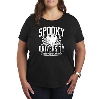 Plus Size Spooky University Graphic Tee