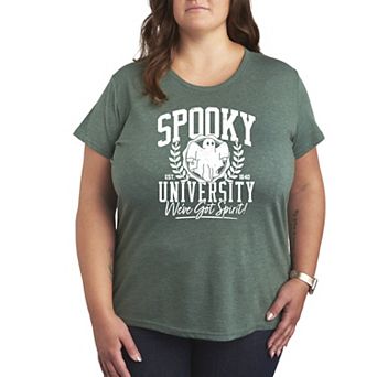 Plus Size Spooky University Graphic Tee