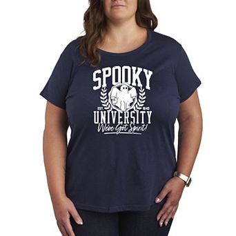 Plus Size Spooky University Graphic Tee