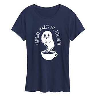 Women's Caffeine Makes Me Feel Alive Graphic Tee