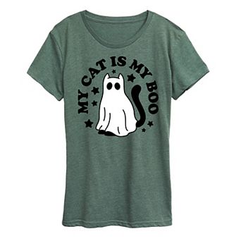 Women's My Cat Is My Boo Graphic Tee