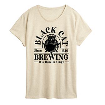 Women's Black Cat Brewing Graphic Tee