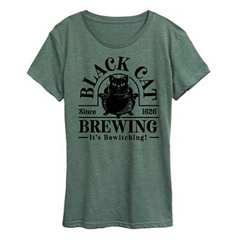 Women's Black Cat Brewing Graphic Tee
