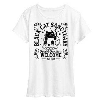 Women's Black Cat Sanctuary Graphic Tee