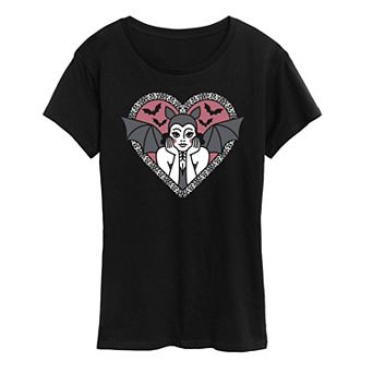 Women's Bat Pinup Graphic Tee