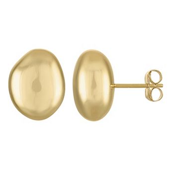 Jordan Blue 14k Gold over Sterling Silver Stud Earrings