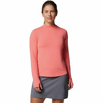 Women's Columbia Chill River UPF 50 Long Sleeve Mock Neck Shirt