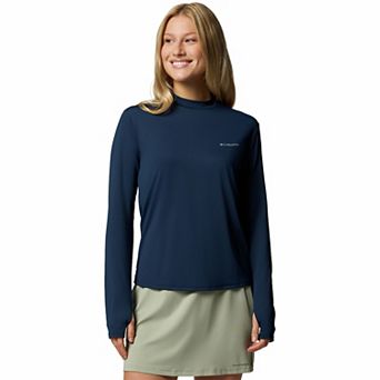 Women's Columbia Chill River UPF 50 Long Sleeve Mock Neck Shirt