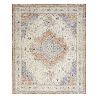 Nourison Essentials Persian Medallion Indoor / Outdoor Area Rug