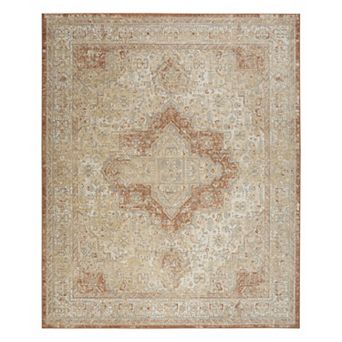 Nourison Essentials Persian Medallion Indoor / Outdoor Area Rug