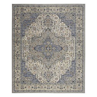 Nourison Essentials Persian Medallion Indoor / Outdoor Area Rug