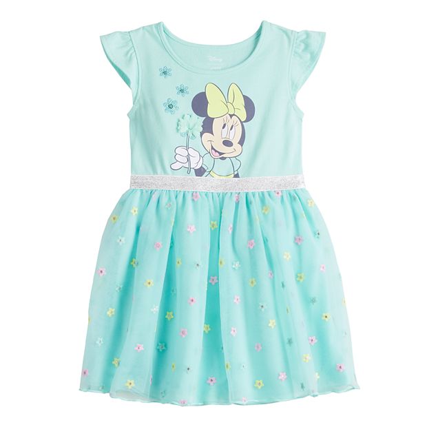strapless open back dress Pink Minnie Mouse Dress for Girls 3 main image 0
