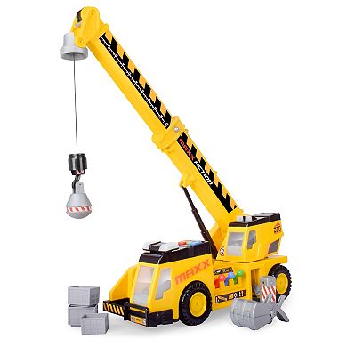 Maxx Action Motorized Lights & Sounds Mega Crane Truck