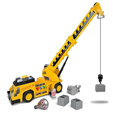 Maxx Action Motorized Lights & Sounds Mega Crane Truck