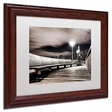 David Ayash 'NYC' Black Matted Framed Art Wall Decor