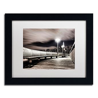 David Ayash 'NYC' Black Matted Framed Wall Art