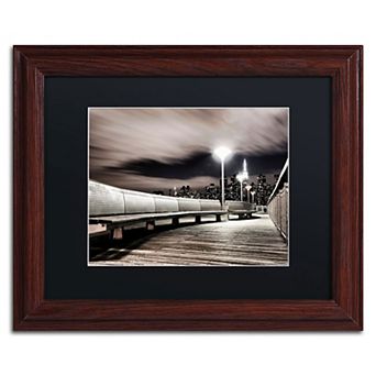David Ayash 'NYC' Black Matted Framed Wall Art
