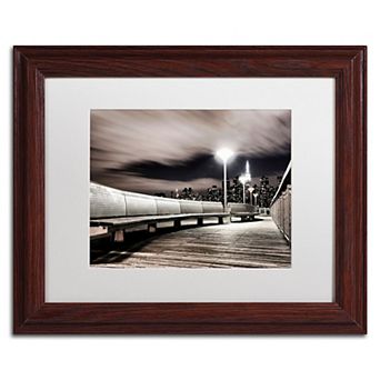 David Ayash 'NYC' Black Matted Framed Wall Art