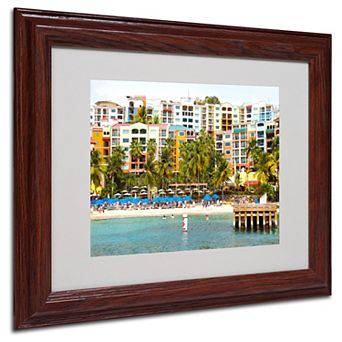 CATeyes 'Virgin Islands 8' Matted Framed Wall Art