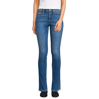Women's Lands' End Recover Mid Rise Slim Leg Jeans