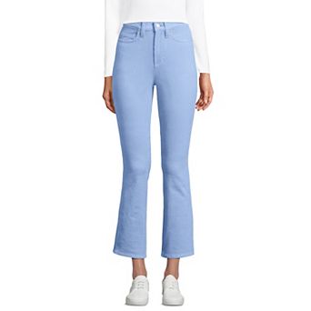 Women's Lands' End Corduroy High Waisted Kick Crop Pants