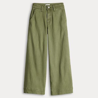 Women's Sonoma Goods For Life® Cropped Wide Leg Pants
