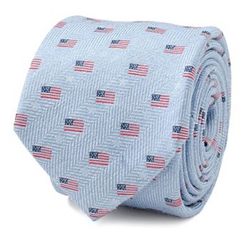 Men's Cuff Links, Inc. American Flag Tie