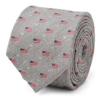 Men's Cuff Links, Inc. American Flag Tie