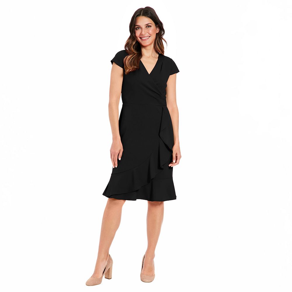 Short Sleeve Ruffle Dress