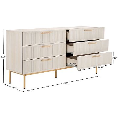 Safavieh Axelle 6-Drawer Dresser