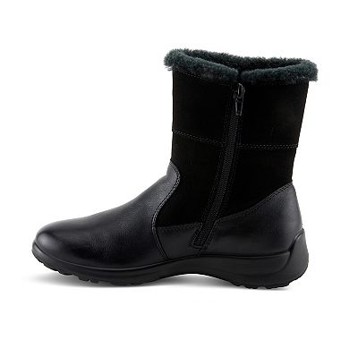 Flexus by Spring Step Fabrice Women's Waterproof Faux Fur Topped Boots