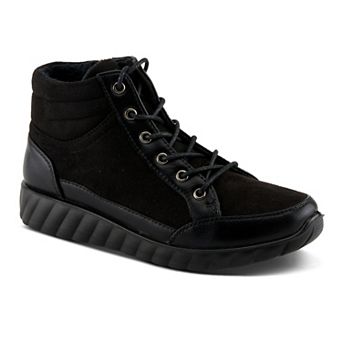 Flexus by Spring Step Sonata Women's Lace-Up Wedge Sneaker Boots