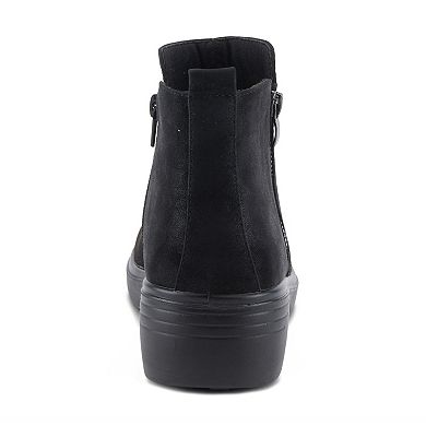 Flexus by Spring Step Yancey Women's Side Zip Wedge Ankle Boots