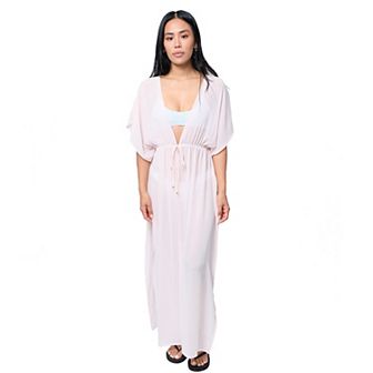 Women's Miken Tie-Front Maxi Kimono