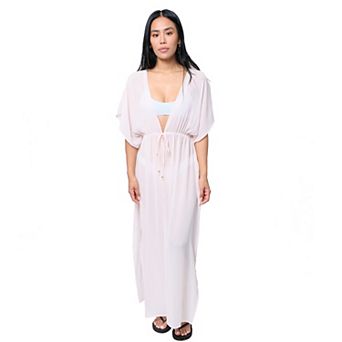 Women's Miken Tie-Front Maxi Kimono