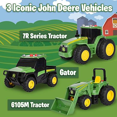 Maxx Action John Deere 3-Pack Mini Vehicles