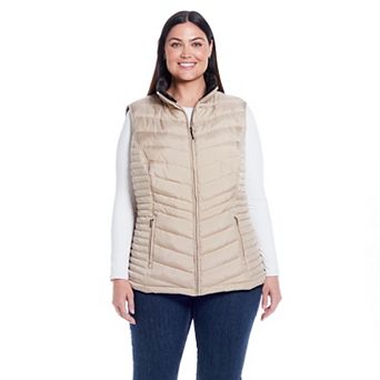 Plus Size Weathercast Plush Lined Vest