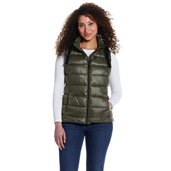 Women's Weathercast Hooded Puffer Vest