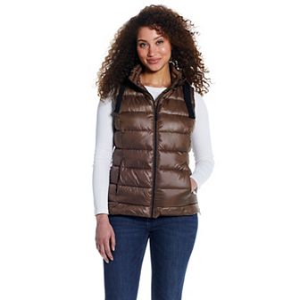 Women's Weathercast Hooded Puffer Vest