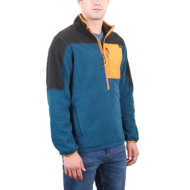 Men's Mountain and Isles 1/2-Zip Colorblock Polar Fleece Sweatshirt