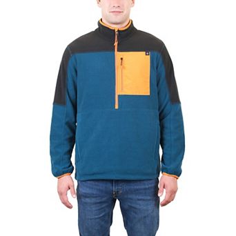 Men's Mountain and Isles 1/2-Zip Colorblock Polar Fleece Sweatshirt