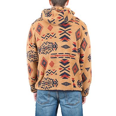 Men's Mountain and Isles 1/2 Zip Heavy Fleece Hooded Jacket